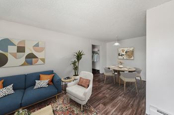 Separate dining area